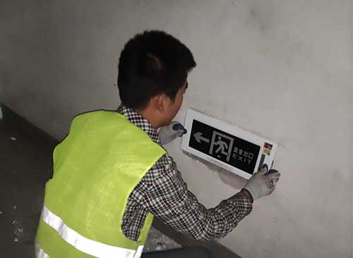 為朝陽區(qū)某酒店安裝應急疏散系